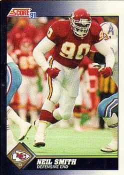 Neil Smith Kansas City Chiefs 1991 Score NFL #507